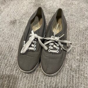 Grey thin sole vans